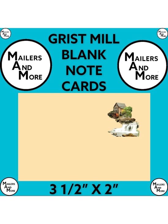 Mailers And More Other - 50 Grist Mill Blank Thank You Cards, Note Card